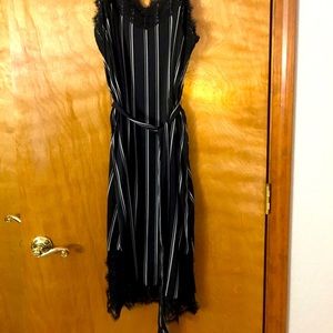 Black Pinstripe Sress